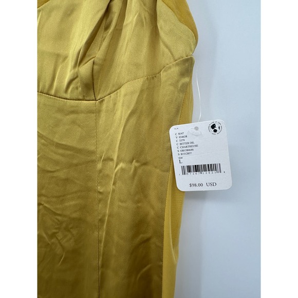 Free People Women's City Cool Midi Slip in Bitter Oil Size Large - Picture 5 of 8